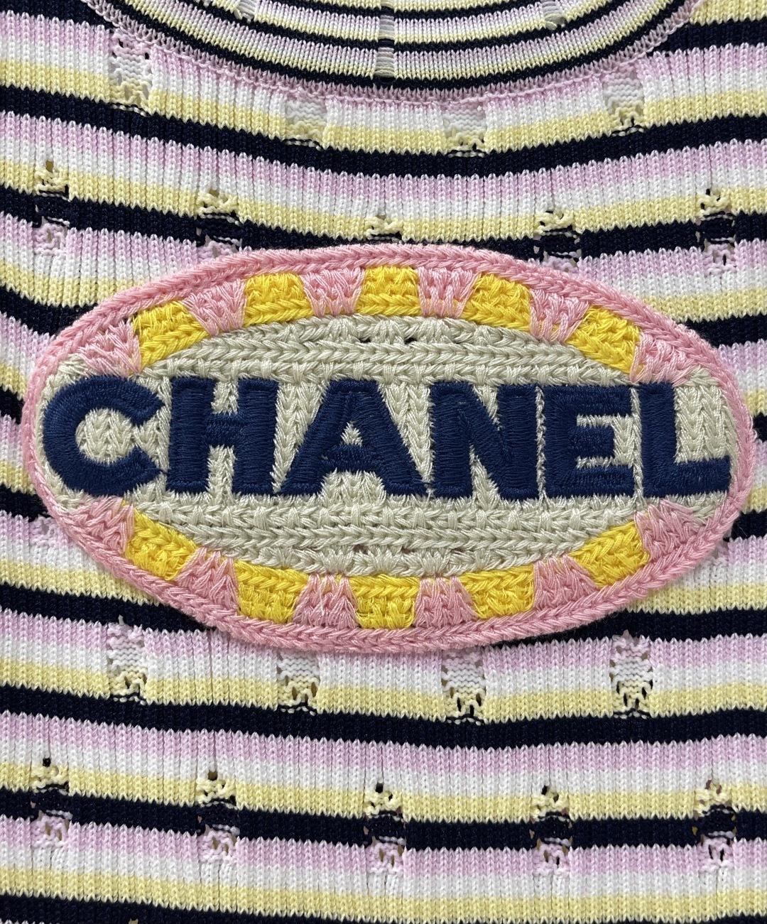 CHANEL 25P ボーダーワンピース