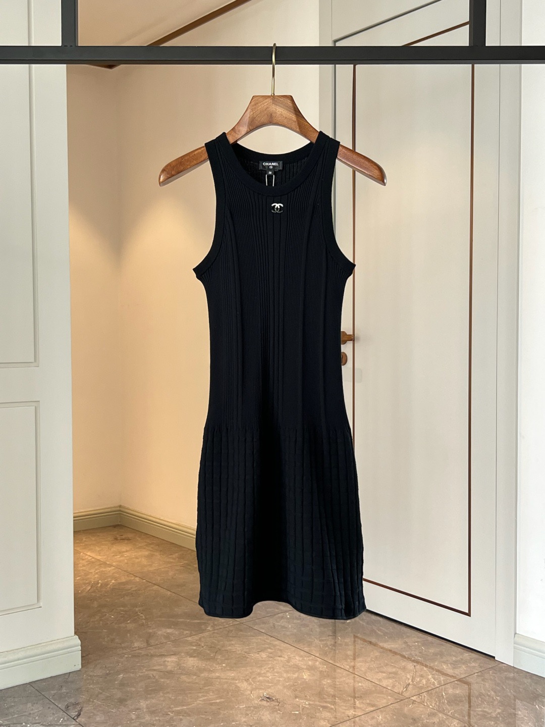  CHANEL ノースリーブワンピース