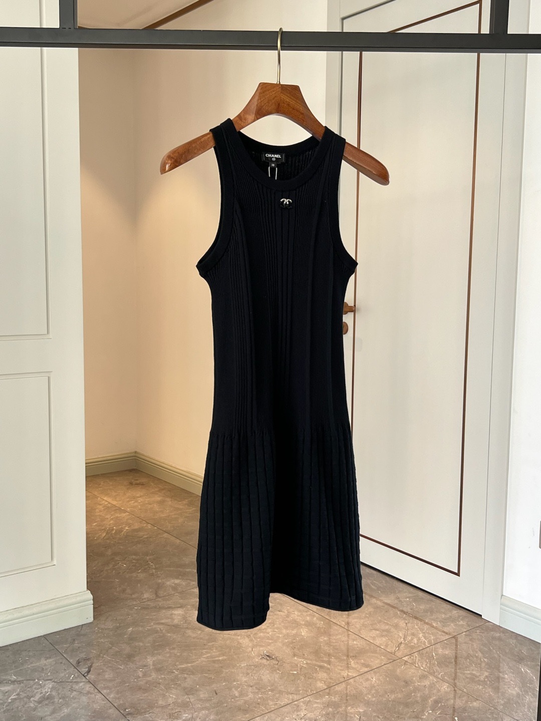  CHANEL ノースリーブワンピース