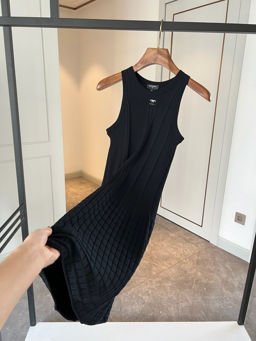  CHANEL ノースリーブワンピース