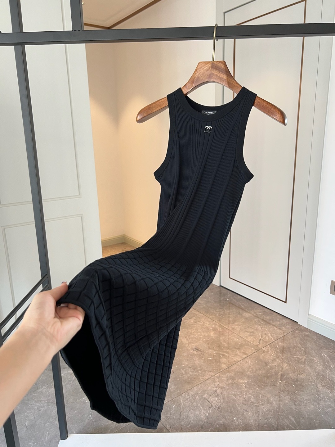  CHANEL ノースリーブワンピース