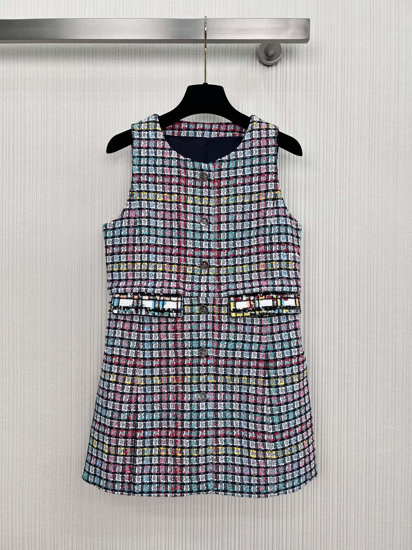 25C カラフルでノスタルジック♪シャネル　ワンピース