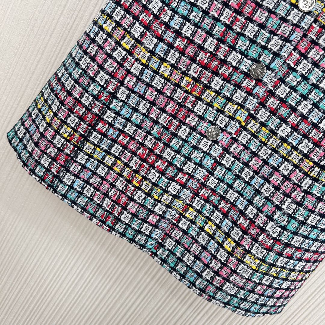 25C カラフルでノスタルジック♪シャネル　ワンピース