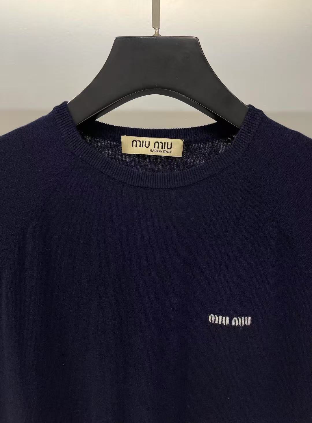 MIUMIU ウール クルーネック セーター