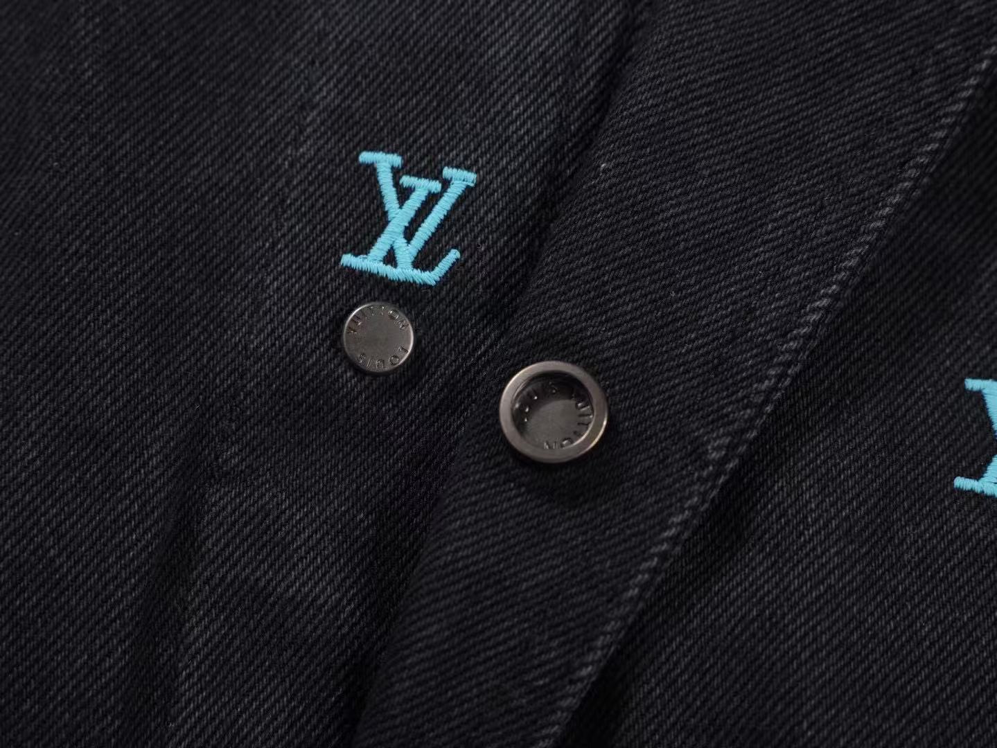 LV ブラゾン グラディエントエンブロイダリーデニム コーチジャケット