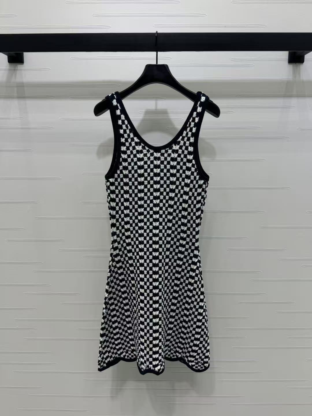 CELINE ミニスケータードレス / クロシェコットン