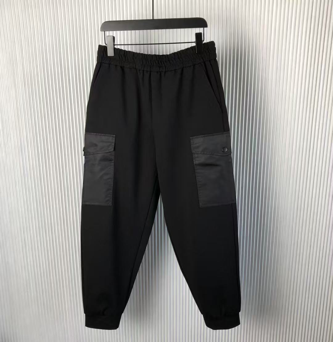 Prada Re-Nylonディテール付 コットンフリース ジョガーパンツ