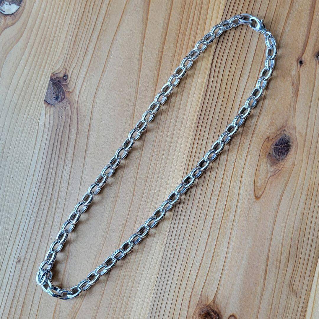 ラージ ペーパーチェーン シルバー925 チェーン ネックレス 