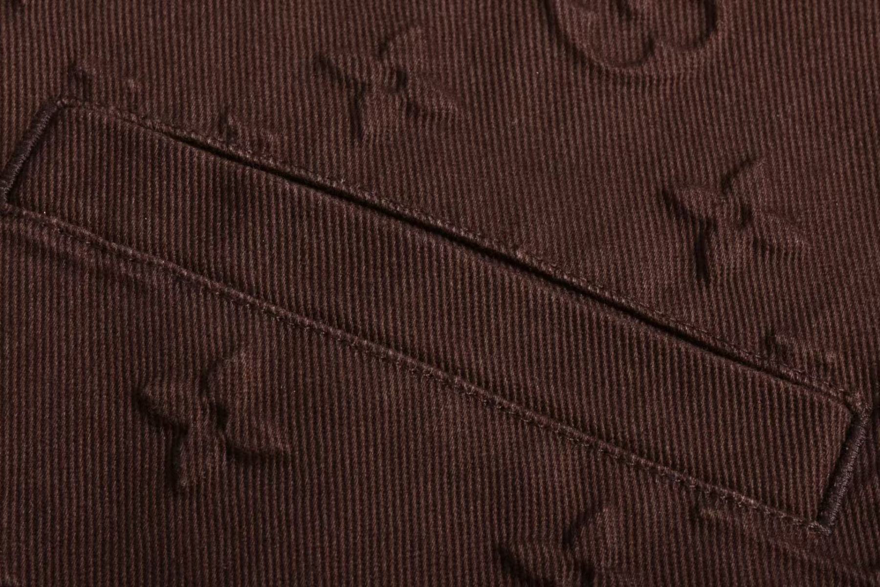 Louis vuitton モノグラムエンボスド オーバーシャツ