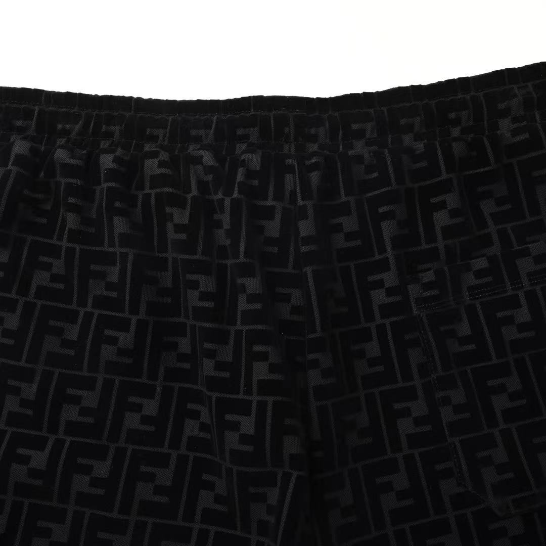 Fendi バミューダパンツ  ブラックピケ パンツ