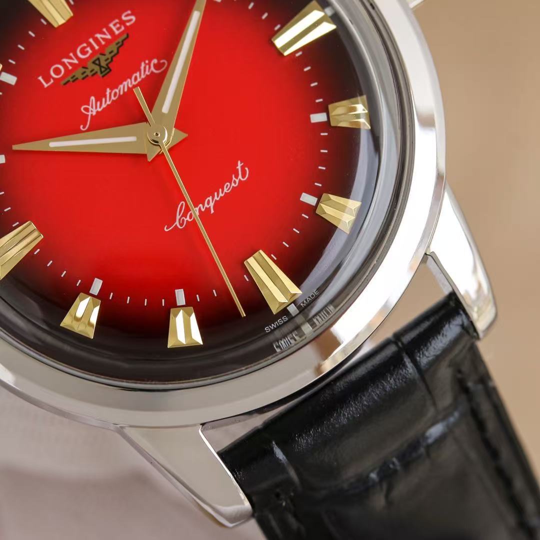 LONGINES  ロンジン  CONQUEST HERITAGE YEAR OF THE SNAKE EDITION, L1.651.4.09.2, 自動巻 ウォッチ, Ø 40.00 mm, ステンレススティール.