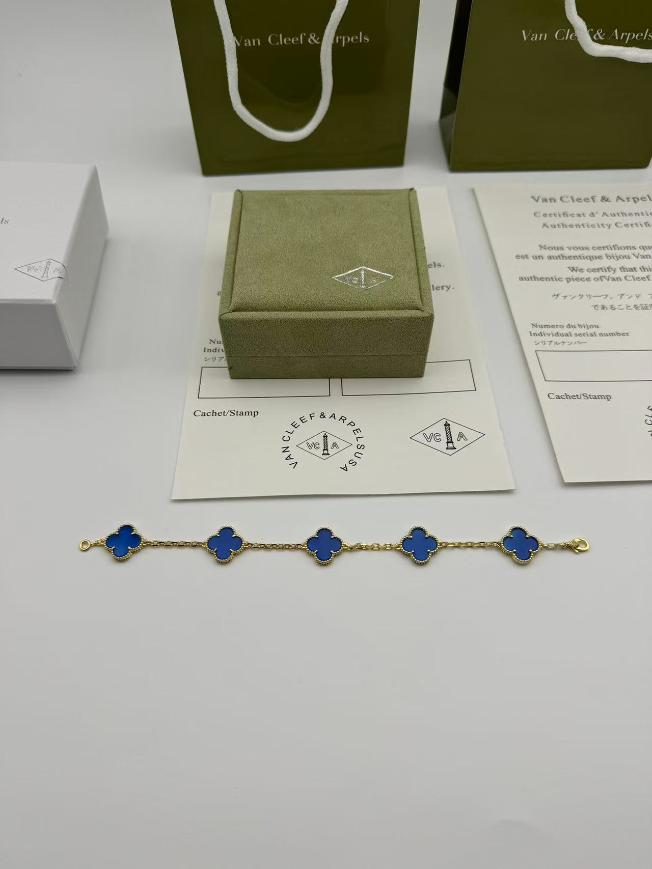 ヴィンテージ アルハンブラ ブレスレット、5モチーフ