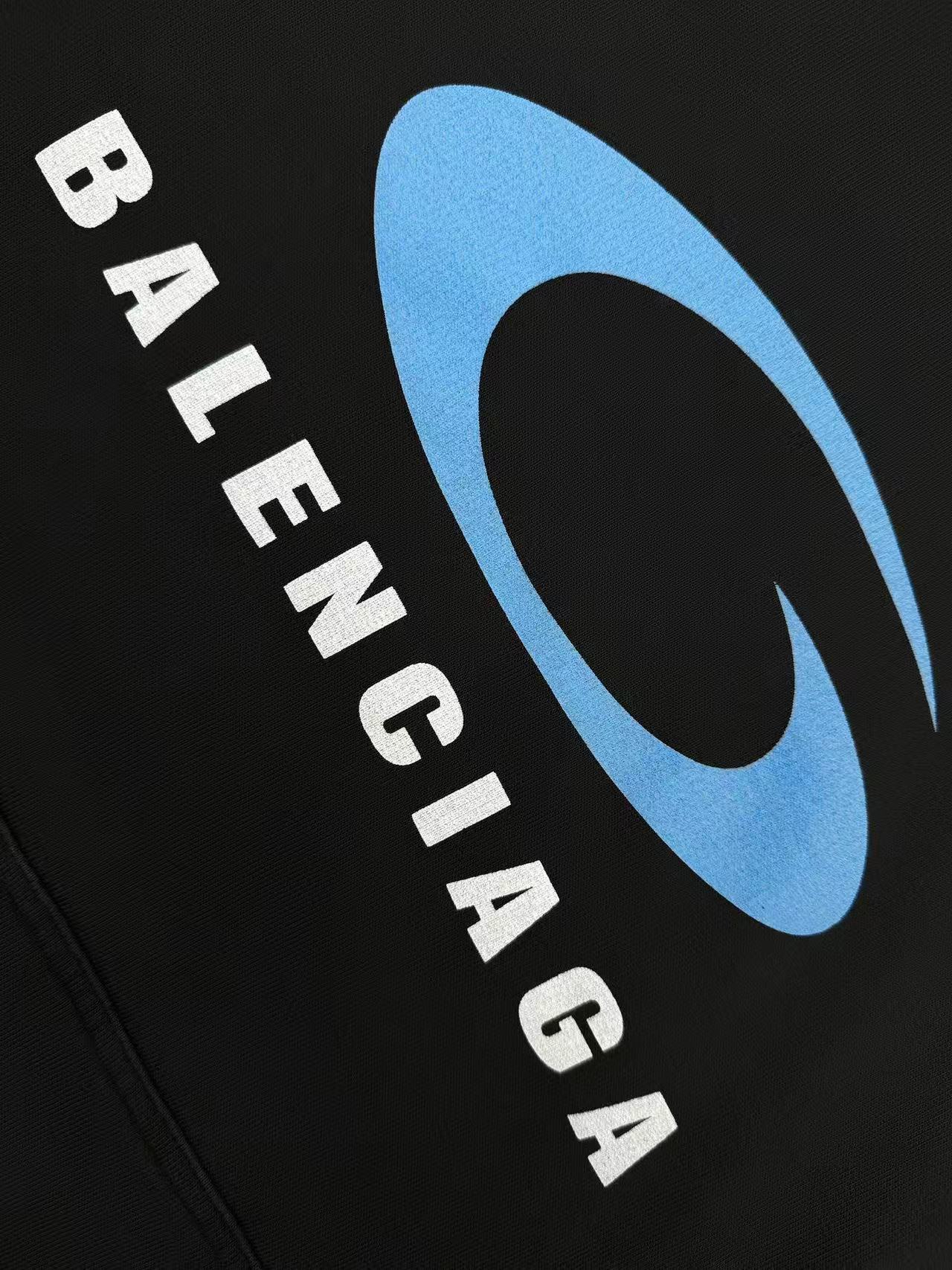 Balenciaga ブラック の メンズ LOOP SPORTS ICON HOODIE ミディアムフィット