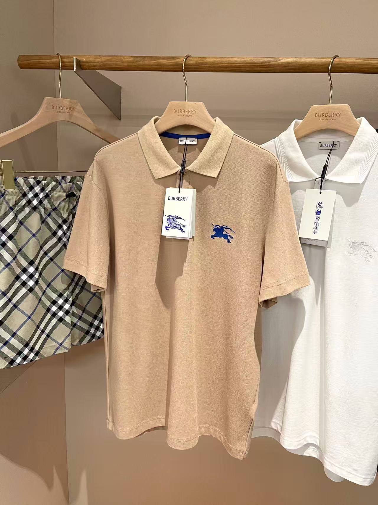 Burberry コットン ポロシャツ