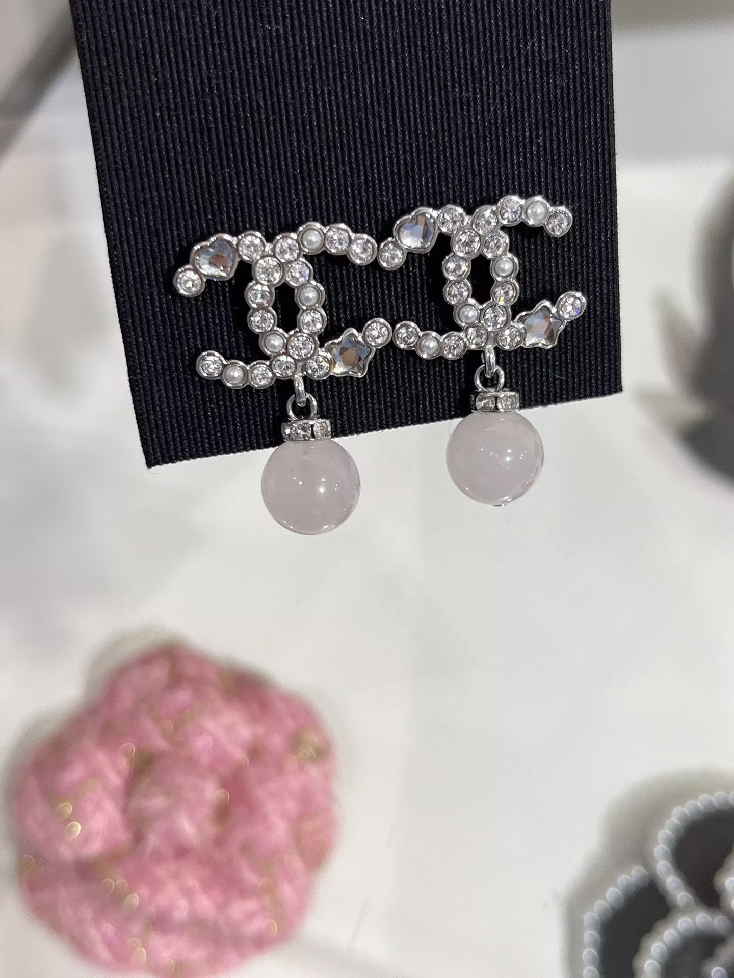 シャネル CHANEL パール CCロゴ ピアス