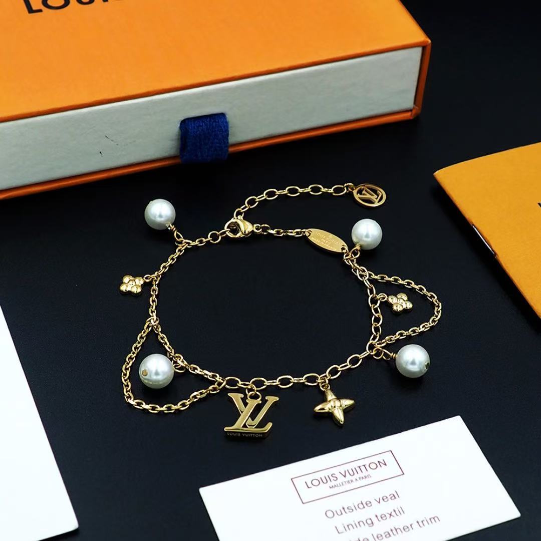 Louis vuitton ブレスレット･ブルーミング パール