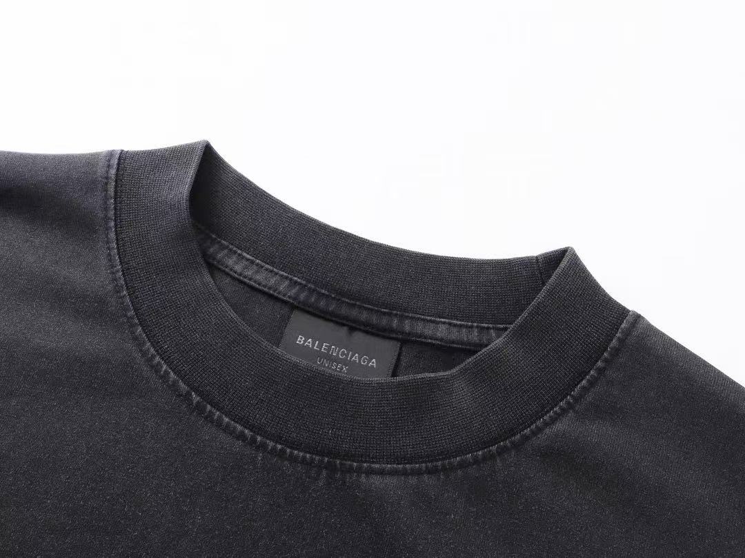 Balenciaga ブラック の メンズ TBILISI - ロングスリーブ Tシャツ ラージフィット