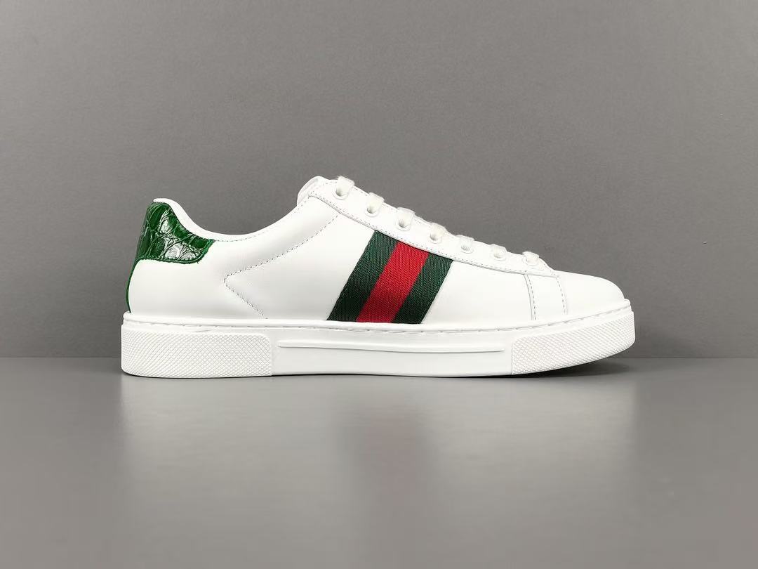 GUCCI 〔エース〕ウェブ ストライプ メンズ スニーカー