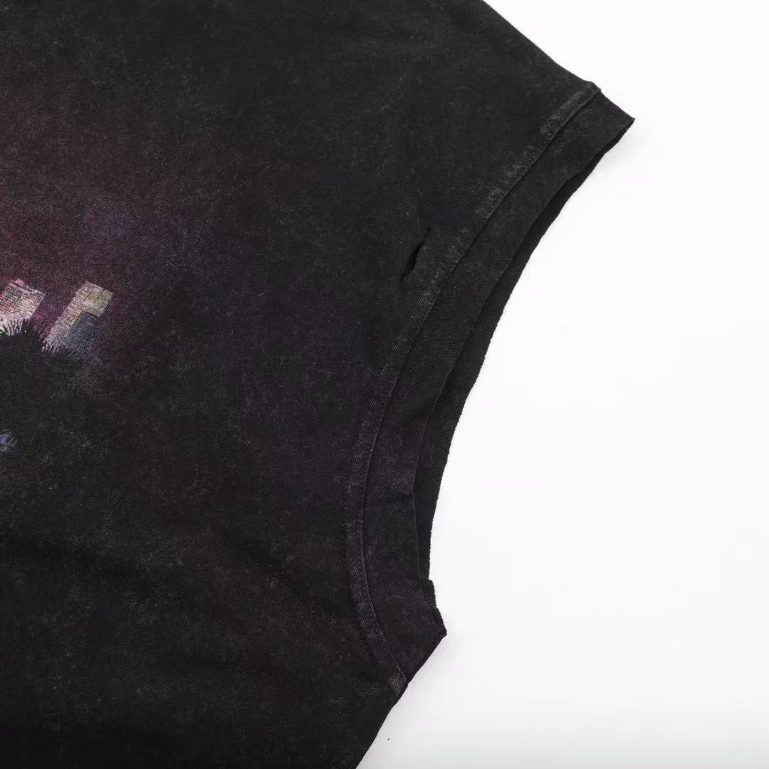 Balenciaga ブラック の メンズ CITY OF ANGELS ノースリーブ Tシャツ