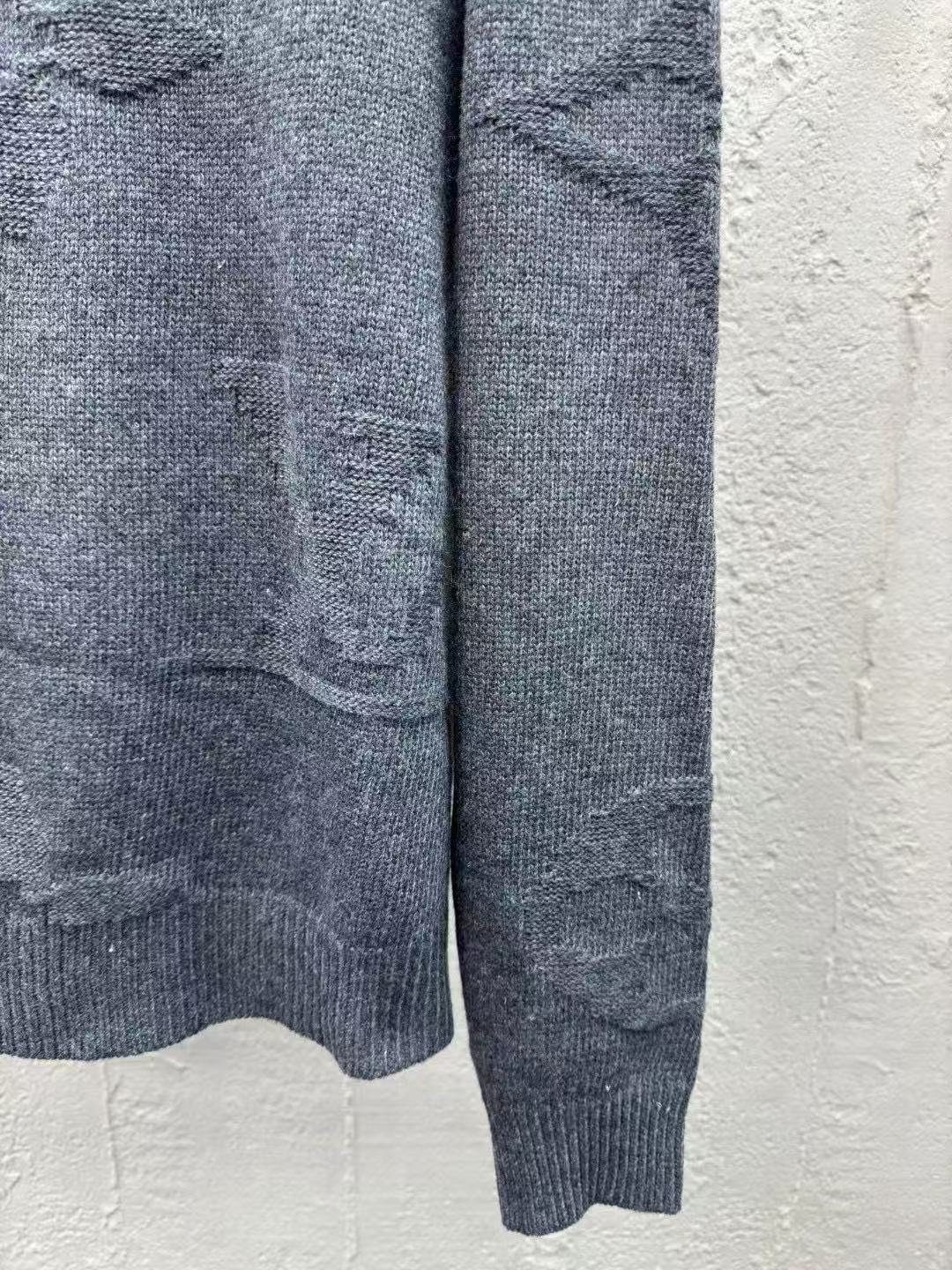 Louis vuitton モノグラムジャカードウールハーフジッププルオーバー