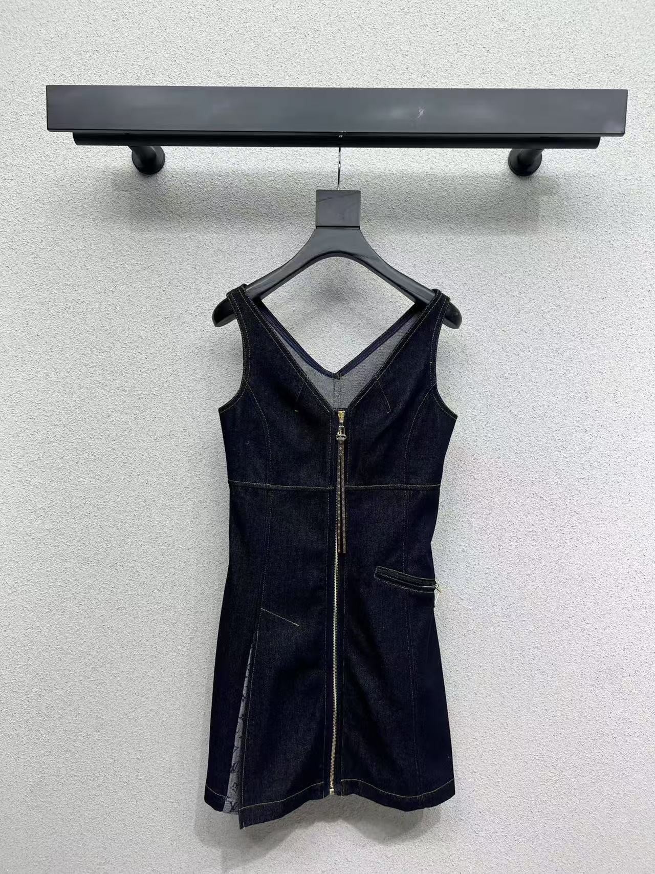 Louis vuitton デニム ミニドレス