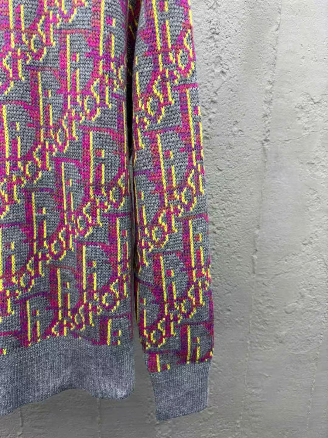 DIOR セーター ディオール オブリーク バージンウール ジャカード