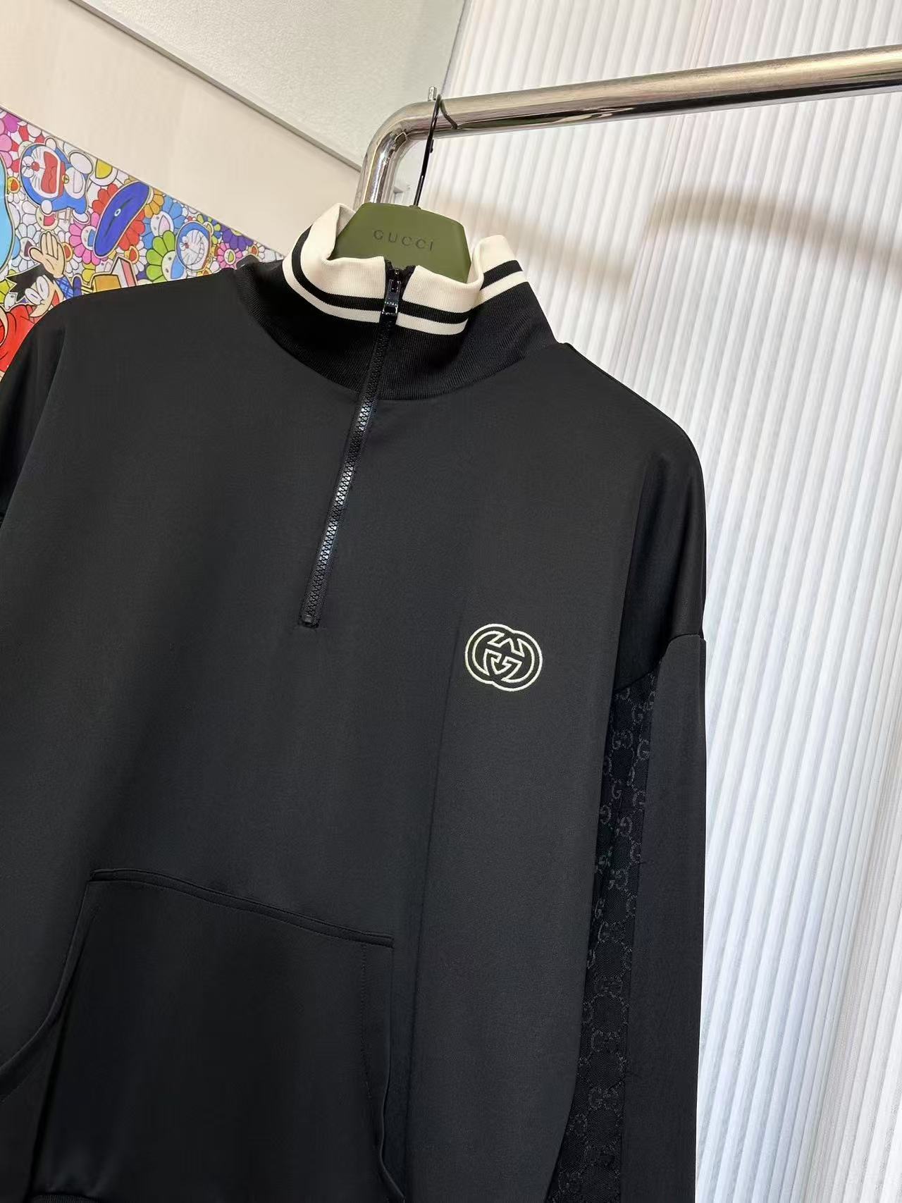 GUCCI テクニカルジャージー ハーフジップジャケット