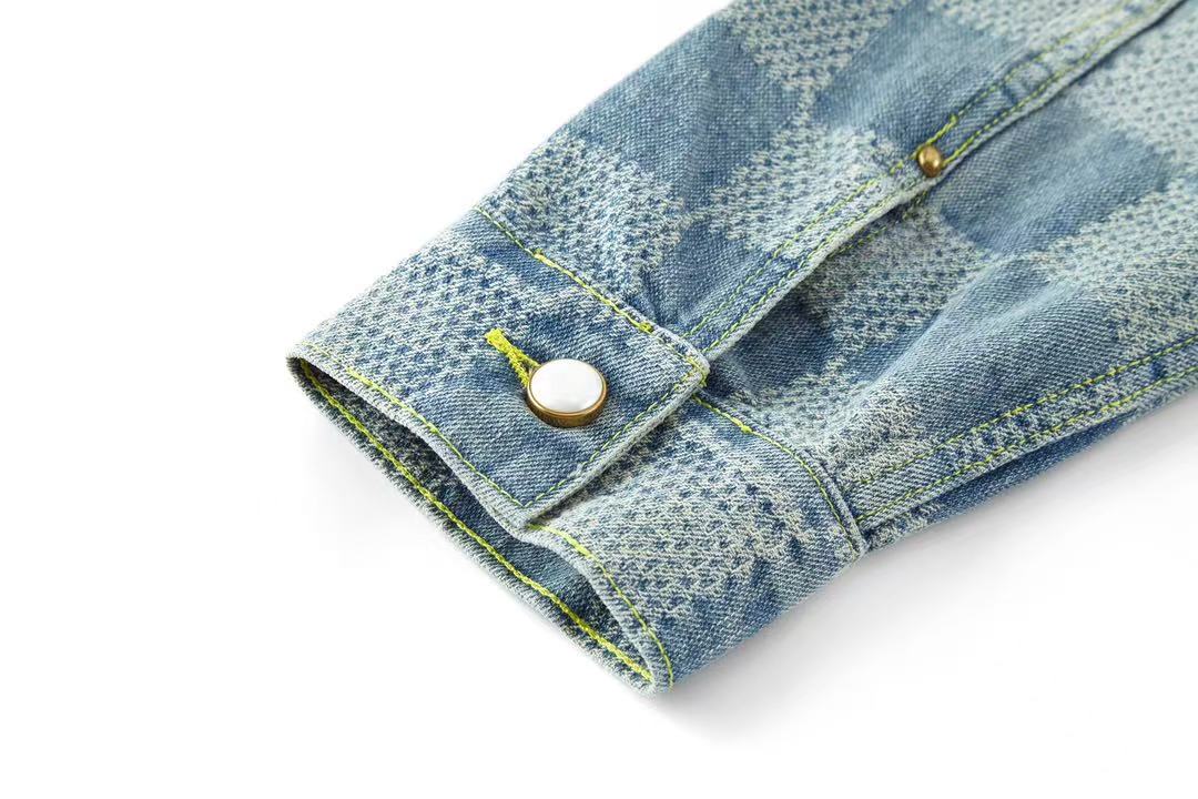 Louis vuitton ダミエ クラシックデニムジャケット