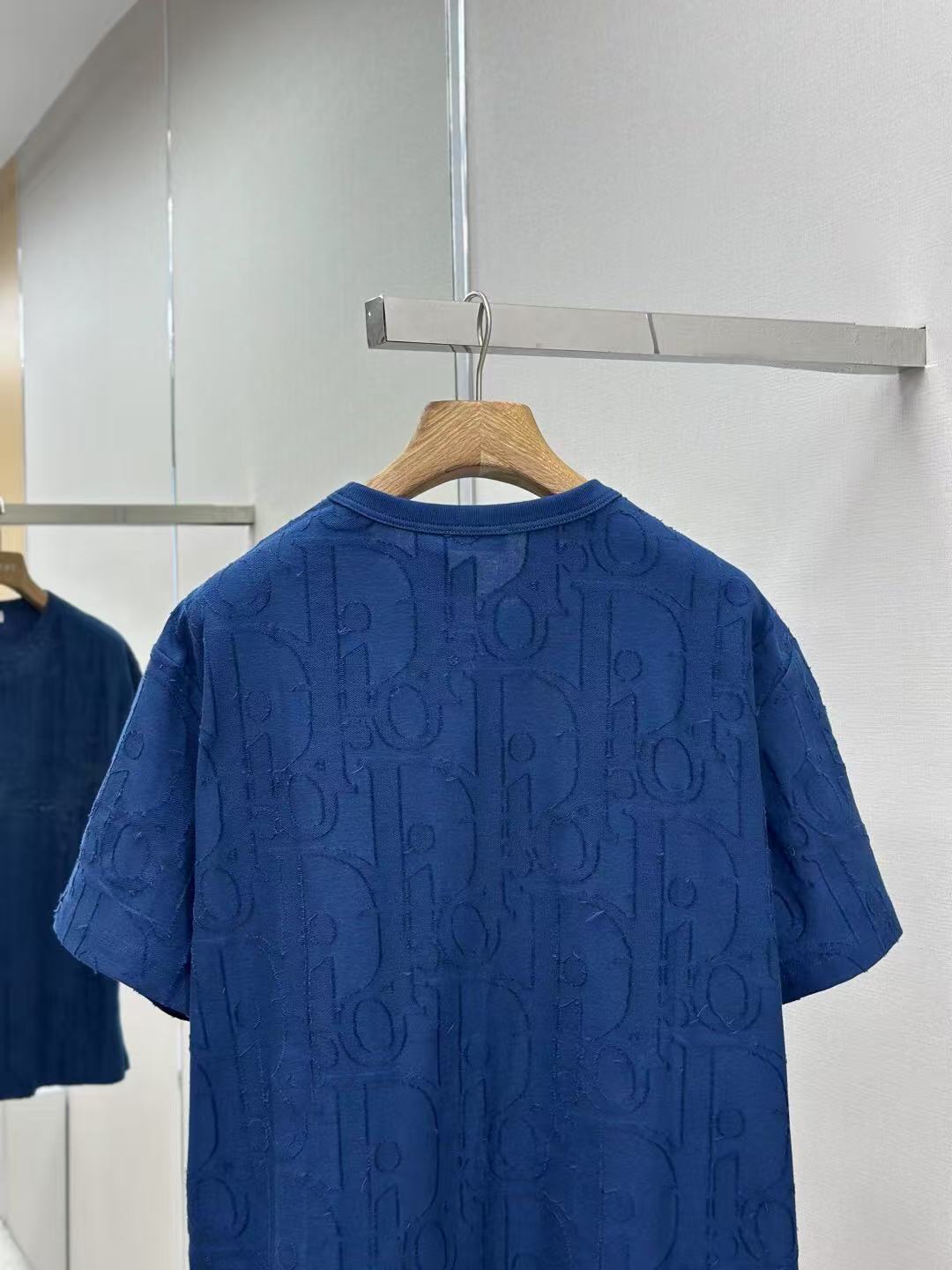 DIOR Tシャツ (リラックス フィット) ディオール オブリーク コットンジャージー