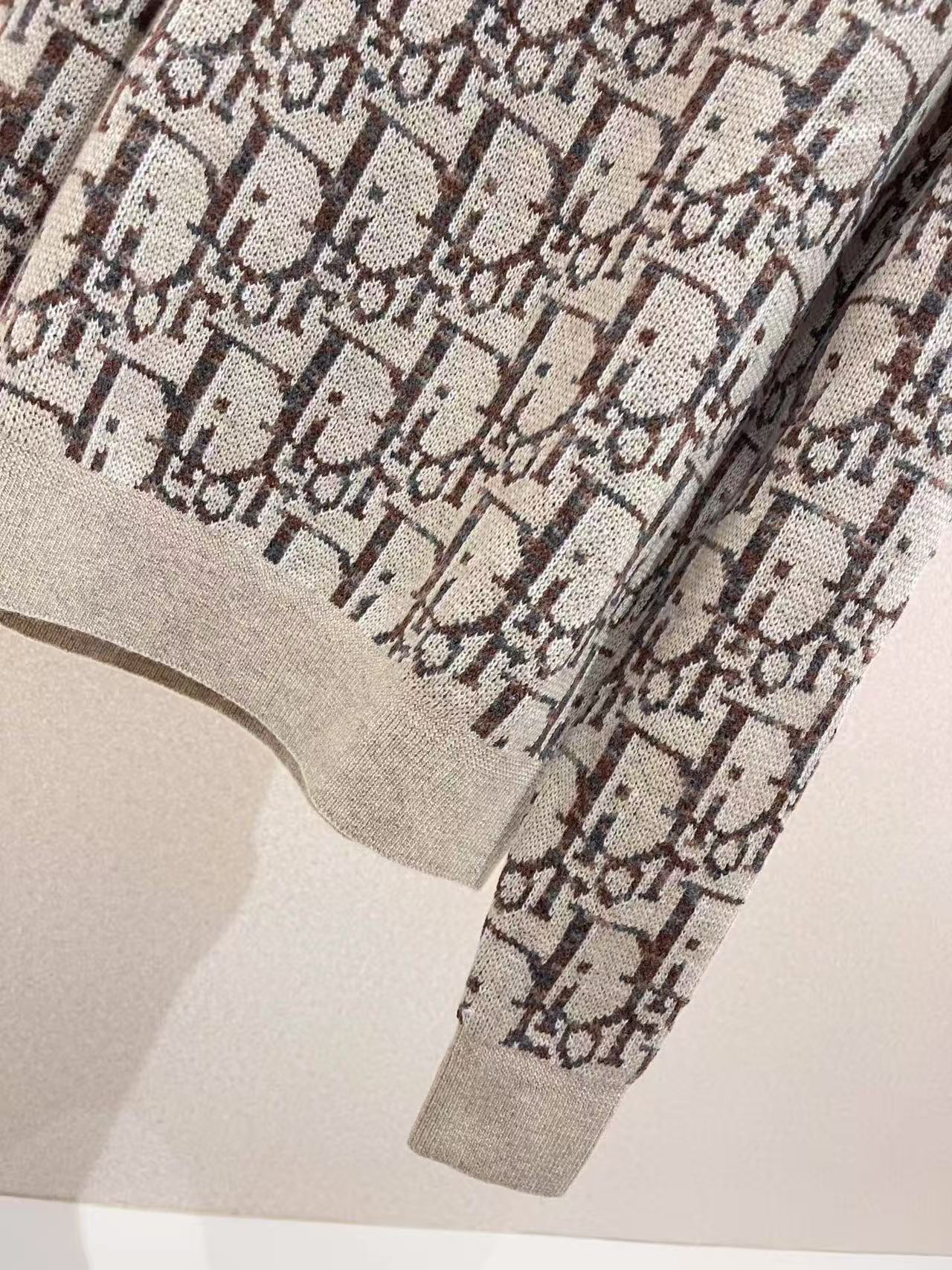 DIOR セーター ディオール オブリーク バージンウールジャカード