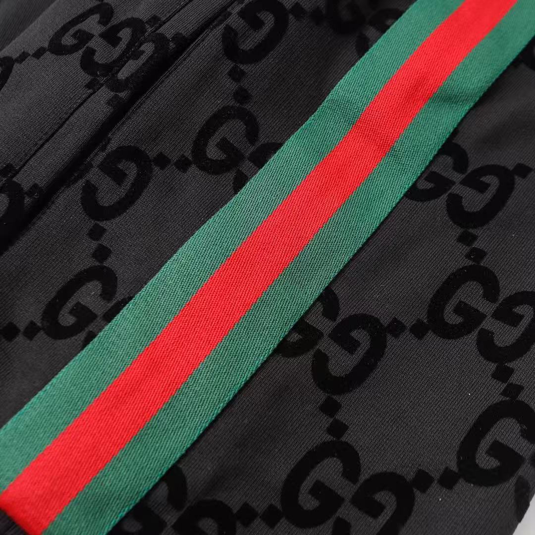 GUCCI ウェブ ストライプ付き ジャンボGG ジップジャケット