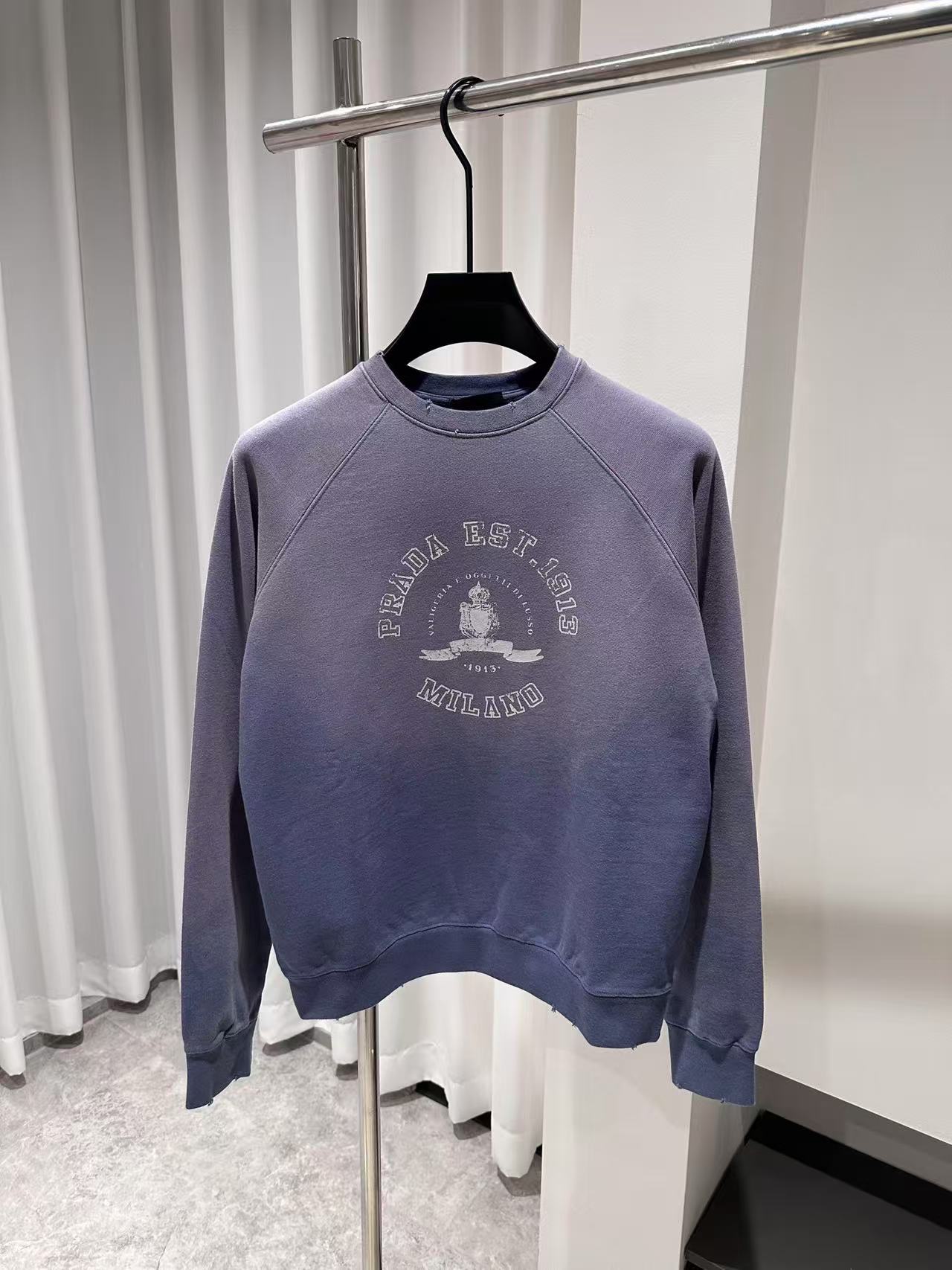 Prada コットンフリース スウェットシャツ