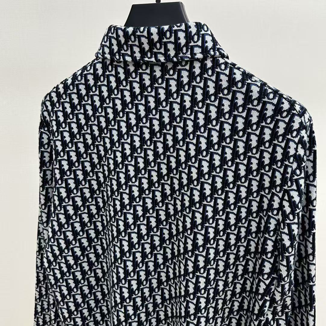 DIOR オーバーシャツ ディオール オブリーク コットンジャカード