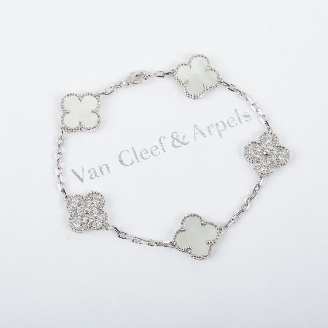 ヴィンテージ アルハンブラ ブレスレット、5モチーフ