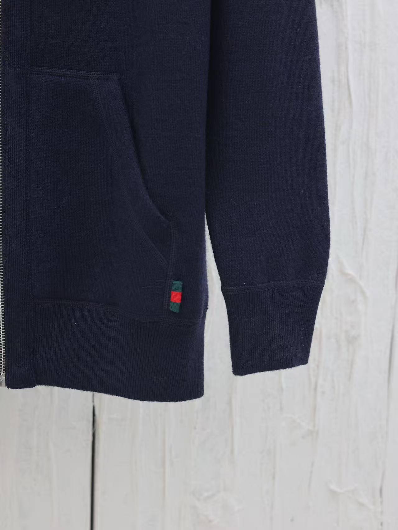 GGウール リバーシブル フーデッド ジップジャケット