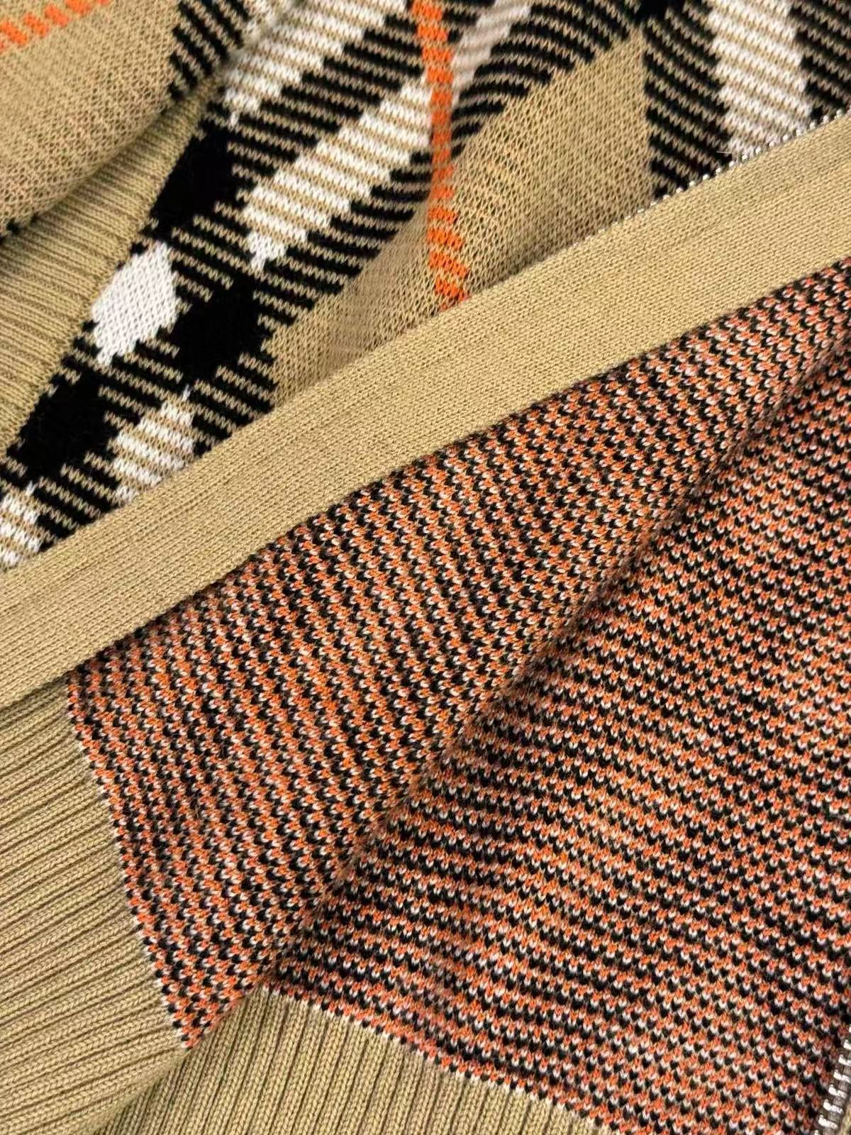 Burberry チェック ウールモヘアブレンド ジャケット