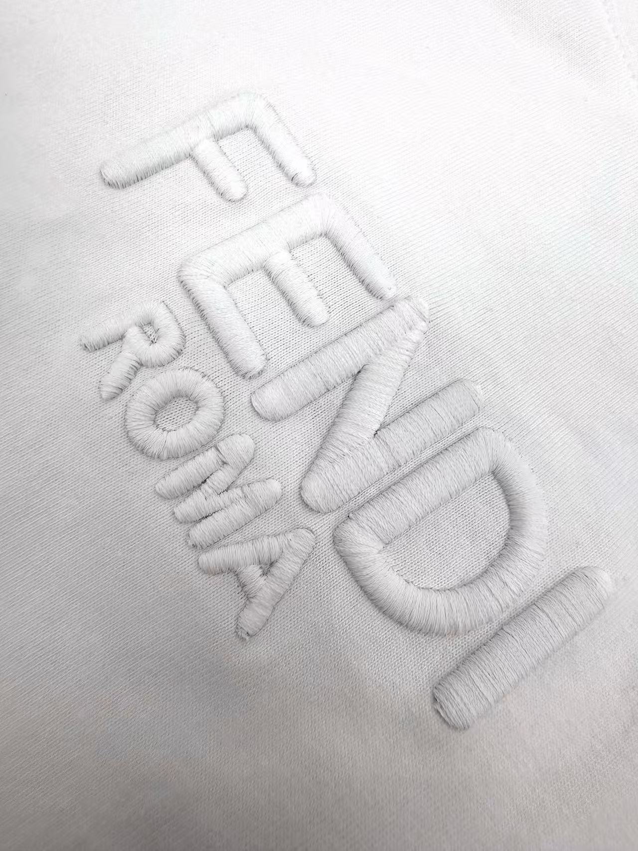 Fendi ホワイトコットン Tシャツ