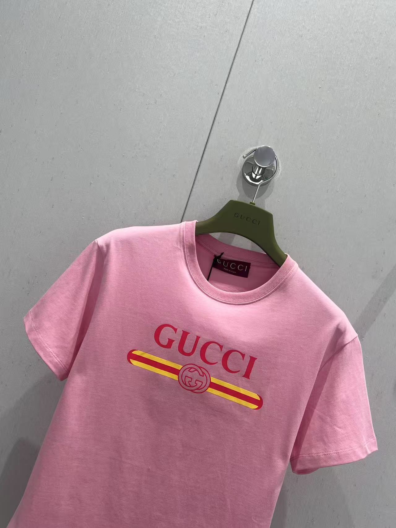 GUCCI プリント コットンジャージー Tシャツ