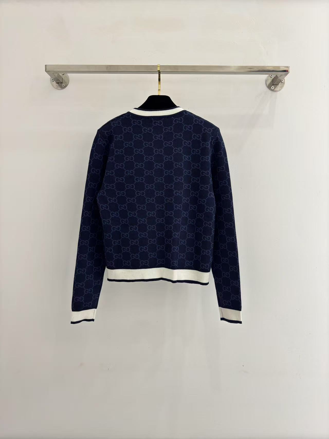 GUCCI GGファインコットン ジャカード カーディガン