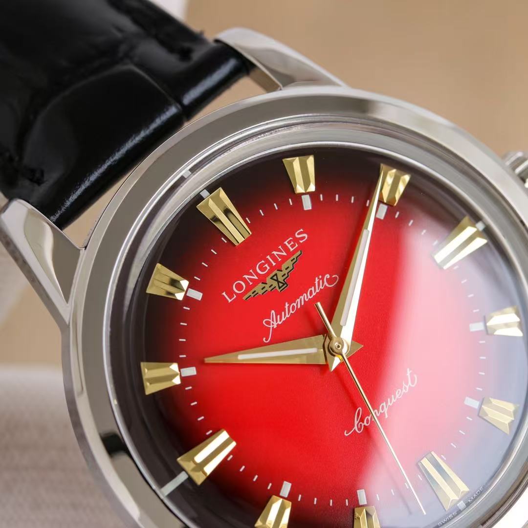 LONGINES  ロンジン  CONQUEST HERITAGE YEAR OF THE SNAKE EDITION, L1.651.4.09.2, 自動巻 ウォッチ, Ø 40.00 mm, ステンレススティール.