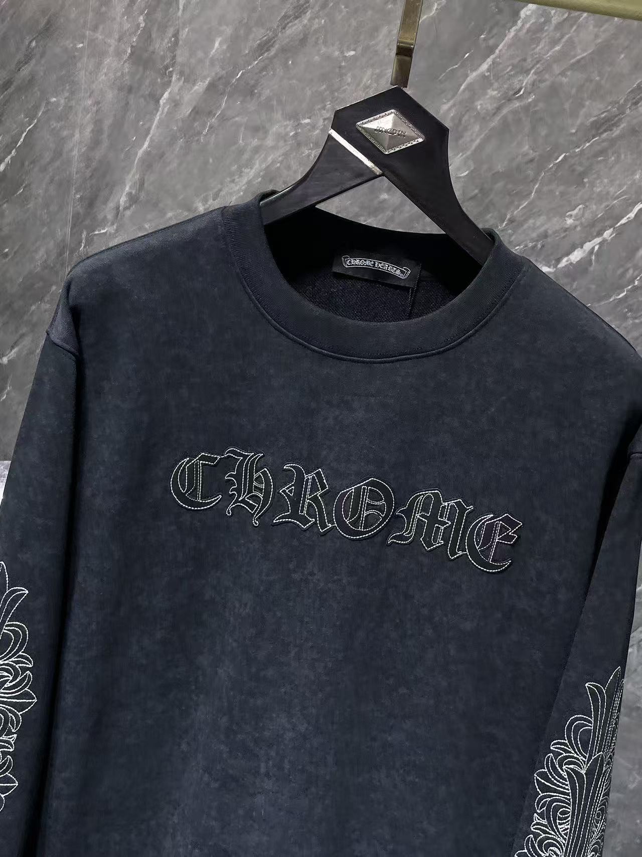 クロムハーツ Chrome Hearts　長袖カットソー(ブラック)