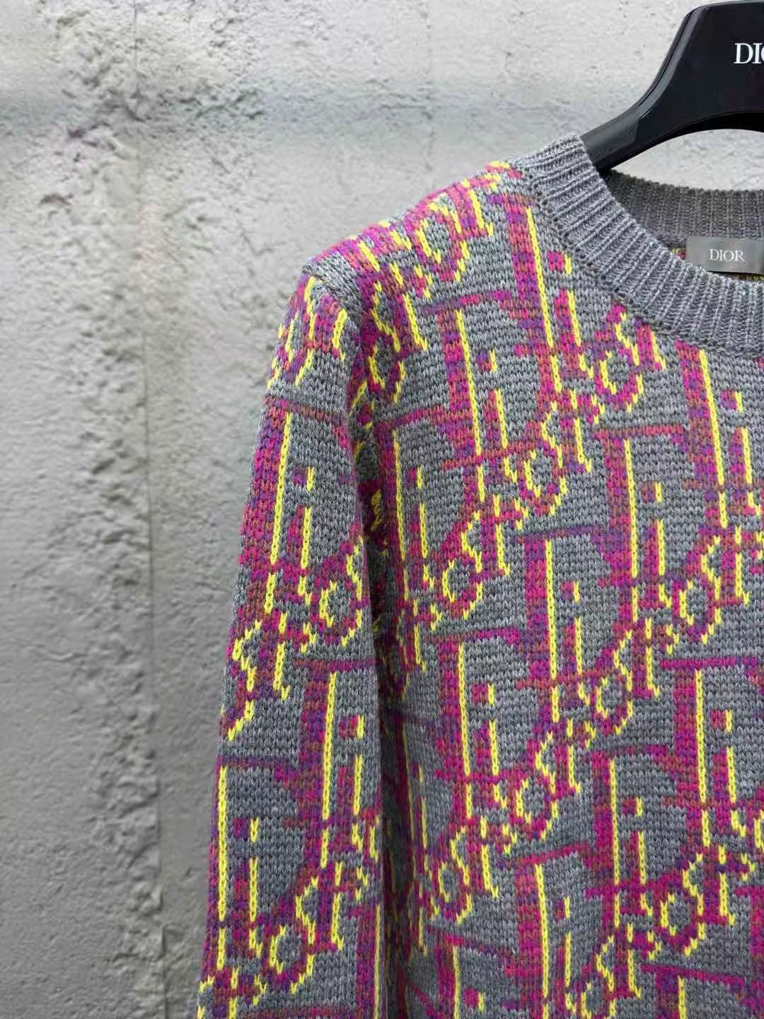 DIOR セーター ディオール オブリーク バージンウール ジャカード