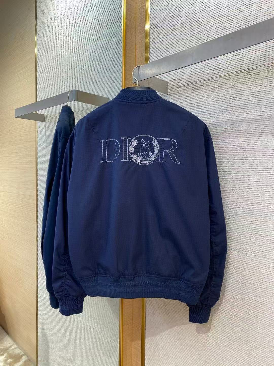 DIOR AND HYLTON NEL ボンバージャケット コットンブレンド