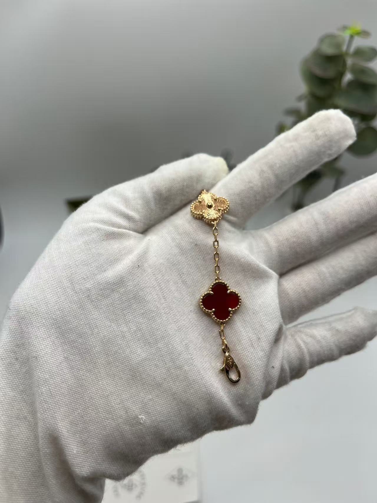 ヴィンテージ アルハンブラ ブレスレット、5モチーフ