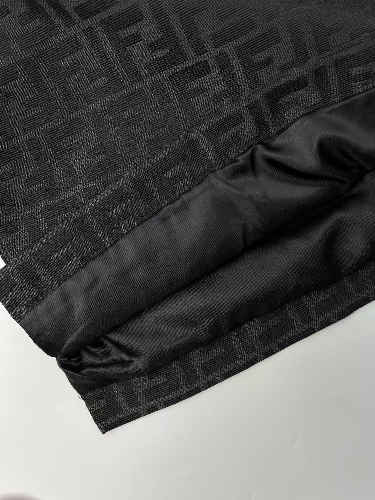 Fendi ブラックFFキャンバス Go-To ジャケット