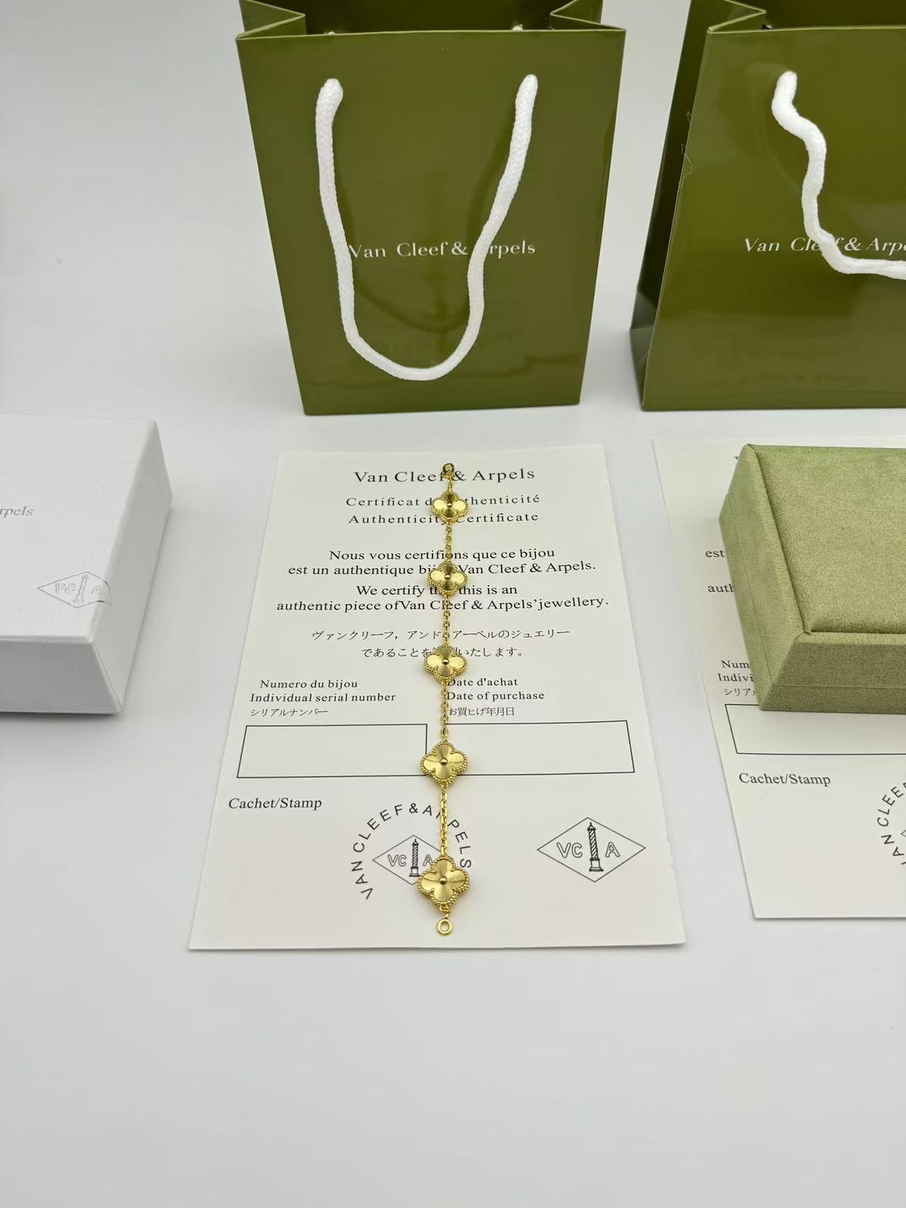 ヴィンテージ アルハンブラ ブレスレット、5モチーフ