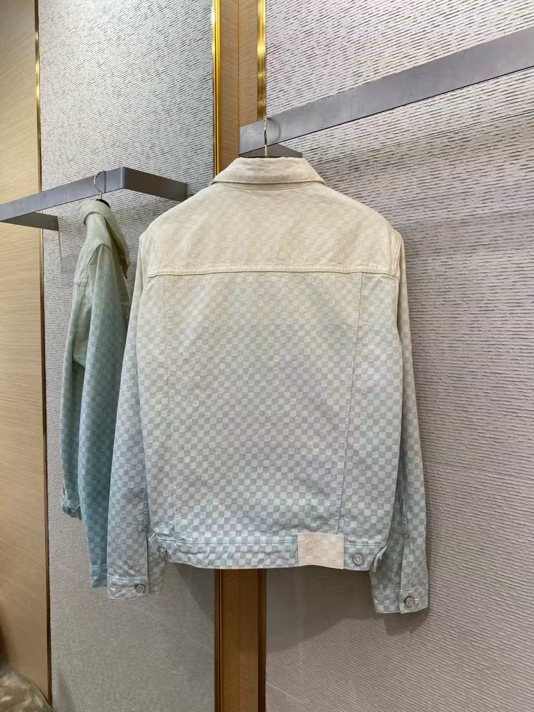Louis vuitton ダミエ グラディエントジャカード デニムジャケット