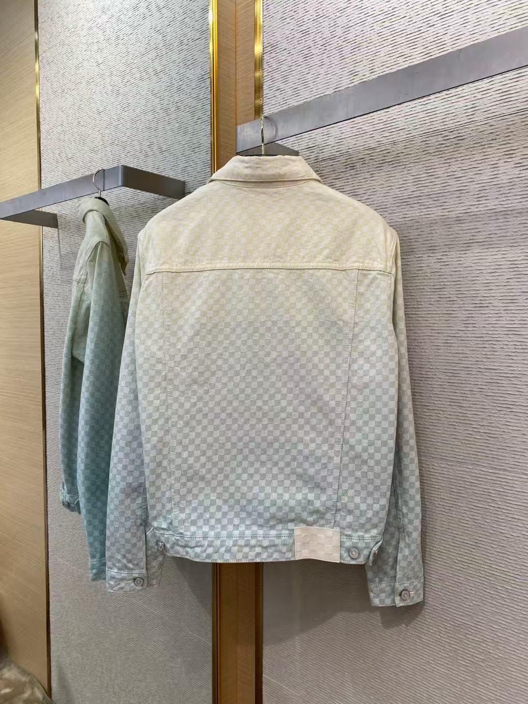 Louis vuitton ダミエ グラディエントジャカード デニムジャケット
