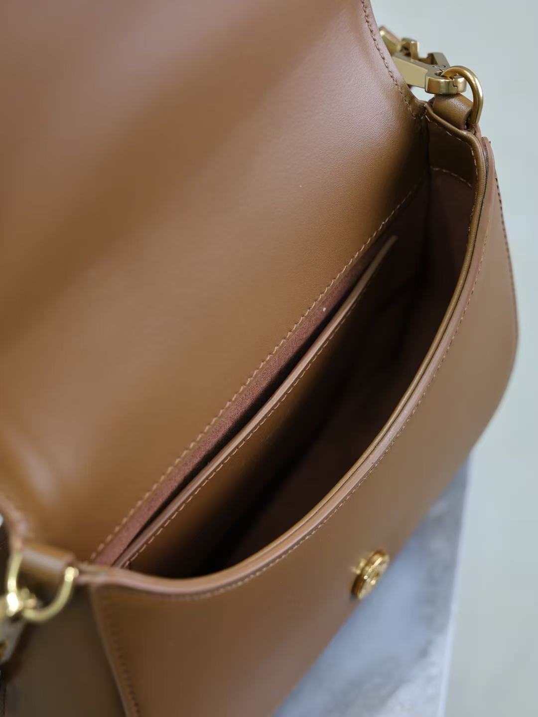  Saint Laurent サンローラン ミニ ヴォルテール トップハンドルバッグ（キャンバス）