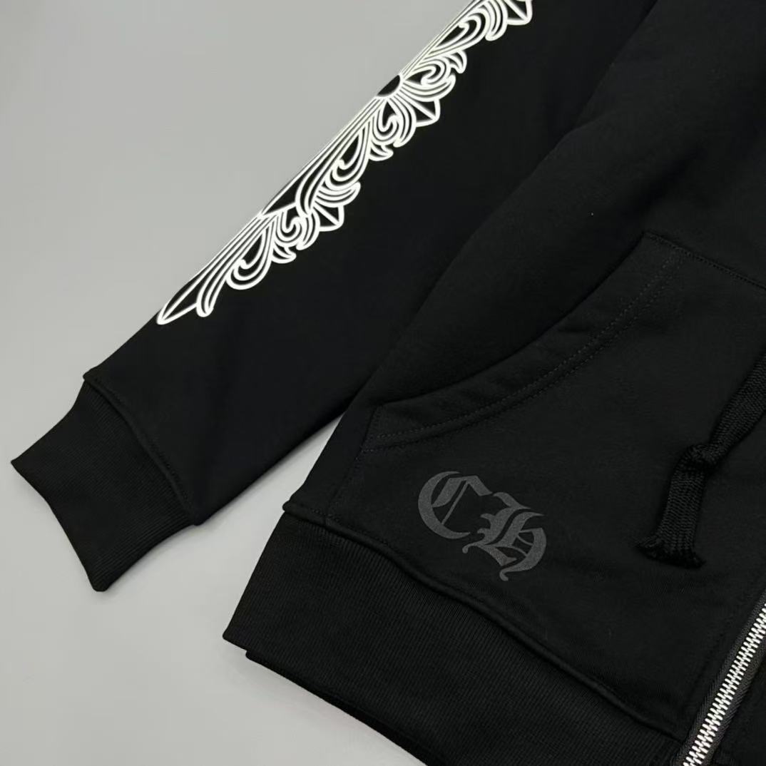 クロムハーツ ヴァインダガー ジップ パーカー